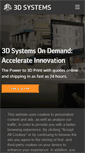 Mobile Screenshot of 3dsystems.com